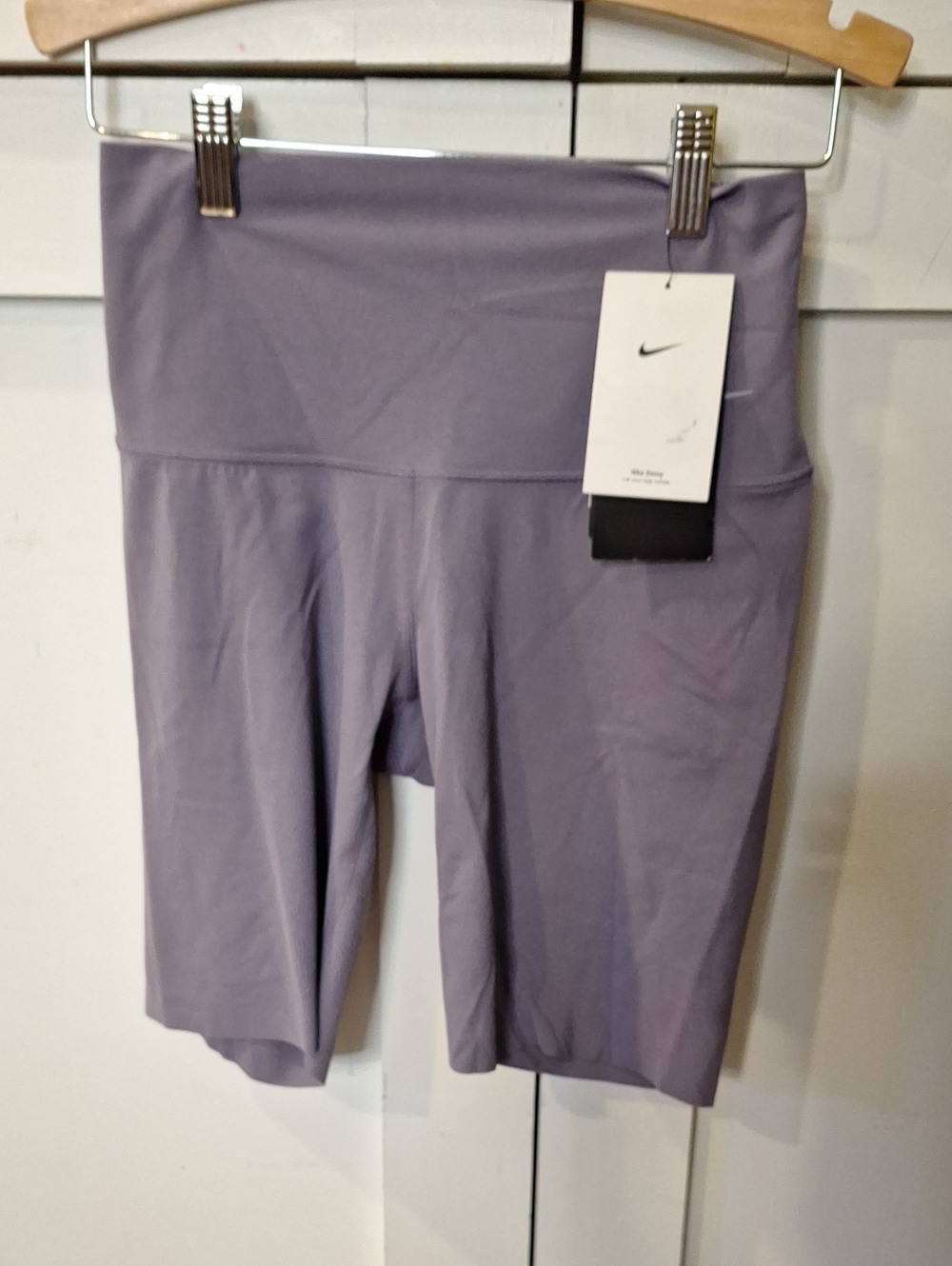 Nike Lavender High-Rise Bike Shorts